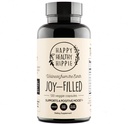 Joy- Filled Mood Support Supplement - 7 Herb Complex w / St. Johns Worts (120 Ct) - 124; Stressz Relief Supplement Rhodiola Rosea-val, Eleuthero X4; Helps Solid The Mind & Body - 124; 100% Plant- Based Happy Pills