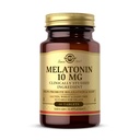 Solgar Melatonin 10 mg tabletta HighDose segít előmozdítani relaxációs alvás klinika StudialStuded Melatonin támogatja a természetes alvás ciklus Vegan glutén ingyenes tejmentes Kosher Servings, 60 gróf