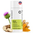 OxyEnergy Liver Cleanse Detox & Repair Supplement mit 80% Milchdistel, Turmeric, Inositol & Pueraria, Unterstützung Lebergesundheit, Non-GMO, Glutenfrei, 90 vegetarische Kapseln, Made in USA