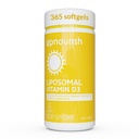 UpNourish Liposomal D3 5000 NE Softgels - 1 év Supply 124; Organic Coconut Oil Infused D Vitamin - Support Bone, Dental, Heart, Mood & Immune Health - Non GMO Gluten Free - 365 t