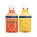 Transcend Foods Strawberry + Orange Gels (1.1 oz, 10-es csomag) Fast- Acting Carb Gel Strawberry and Orange Flavor - koffein mentes, glutén mentes