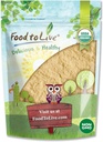 Essen zum Leben - Bio Lion's Mane Mushroom Powder, 4 Unzen - Erhöhen Sie Ihr Gehirn Wellness mit Premium, Non-GMO, Natürliche und Vegan Superfood zum besseren Fokus