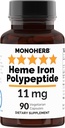 Heme vas polipeptid 11 mg - 90 Vegetáriánus kapszula - Vaspótló komplexum