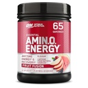 Optimum Nutrition Amino Energy - Előedzés zöld tea, BCAA, Amino Acids, Keto Friendly, Green Coffee Extract, Energy Powder - Gyümölcsfúzió, 65 szerváció (Packaging May Vary)