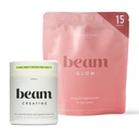 Beam Glow & Creatine Bundle, Hormon Balance, Energy & Muscle Support for Women, Hair, Skin, Nails, Hydration, Vegan, No Sugar, Harmadik fél tesztelt