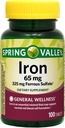 Spring Valley - Vas 65 mg, 100 tabletta