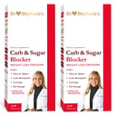 Dr. Stephanie 's Mealtime Carb & Sugar Blocker - Reduce Digested Carbs & Sugars, Stimulant- Free (2 csomag)