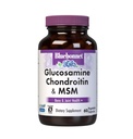 Bluebonnet Nutrition Glucosamine Chondroitin & MSM, Glucosamine, Bone & Joint Health *, Non-GMO, Gluten- Free, Soy- Free, Dairy- Free, 60 növényi kapszula, 20 adag