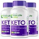 Rize labors - - Trim Life Labs Keto Capsules - Weight Loss Pills - Support Maximum Strength Formula, Keto + ACV kiegészítés (180 kapszula)