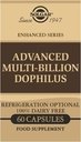 Solgar Advanced Multi- Million Dophilus, 60 növényi kapszula - Támogatja az egészséges intestinalis flóra - 5 milliárd mikroorganizmusok Per Serving - Gluten, Dairy, Laktóz & Milk No - Vegetáriánus - 60 szervadékok