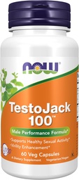 NOW Foods Supplements, TestoJack ™ 100 LJ100 ®, egy erős standardizált kivonat Tongkat Ali (Eurycoma longifolia), Tribulus és ZMA ®, 60 Veg kapszula