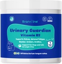 Vizeleti Guardian for Dog and Cats - Támogatja a vese, mellékvese kimerültség, húgyhólyag, Urethers, Uretra, Vegan Bacon Flavor (117g) (B5-vitamin)