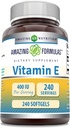 Amazing Formulas Vitamine E Supplementary 124; 400 NE Per Serving Aviation 124; 240 Softstells Aviation 124; Non-GMO Aviation 124; Gluten- Free Aviation 124; Made in USA