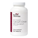 Nem rágható kalcium citrát 600 mg kalcium - a betegek számára - D3- vitamin - Ásványi kiegészítők - 180 tabletta