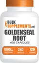 BulkSupplemens.com Goldenplace Root kapszula - Gyógynövény kiegészítés, Sourced from Golden Seal Root - Vegan & Gluten Free, 1 Kapszula per Serving, 240 Veg kapszula (1-es csomag)