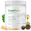 DigestSync Digestion Supplement for Gut Health - Természetes por emésztési támogatás, Bloating Relief for Women & Men, 100% Természetes zöld por - 1 hónap ellátás