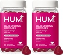 HUM Hair Strong - Napi Gumies Biotin javítani a haj növekedését - Fo Ti, folsav, cink, B12-vitamin és PABA, hogy támogassa az egészséges haj, bőr és körmök a nők és férfiak (50- napos ellátás)