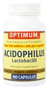 Optimum Acidophilus Lactobacilli kapszula, 100 gróf (2 darabos csomag)