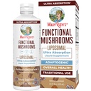 MaryRuth Organics Pilz, Pilz-Ergänzung, Pilz-Flüssig-Vitamin, Reishi Pilz-Ergänzung für Immununterstützung, Türkei Schwanz-Vitamin für Stress-Relief, Vegan, Non-GMO, Glutenfrei, 15.22 Fl Oz