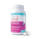 Szio + Utiva D- Mannose 500mg kapszula - Természetesen Flush A hólyag és a vizelet tract - UTI Avoeratio - D Mannose kiegészítők nők számára - Támogatja a vizelet Tract fertőzés kezelések, 120 kapszula