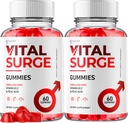 (2 Pack) Vital Surge Gumies, Official Vital Surge Maximális hatáserősség 1000MG Advanced Supplement Gumies, VitalSurge Mens Detox Supplement, Vitaspring Gomitas Chews with Natural Ingredients (120 Gummies)