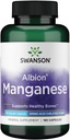 Swanson Albion Chelated Manganese Glycinate 40 milligramm 180 kapszula