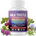 Milk Thistle Supplement 15000mg Organic Artishoke Chanca Piedra Gyermekláncfű Májvédelmi kiegészítés tartalmaz Glutathione NAC Beetroot Powder D3 & K2 vitaminok Ásványi (29- IN- 1) Készült USA