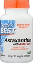 Doctors Best Astaxanthin AstaPure 6 MG, Non-GMO, Vegan, 90 Softgel (1-es csomag)