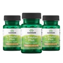 Swanson L. Reuteri Probiotic Plus w / L. Rhamnosus L. Acidophilus & FOS Prebiotic Digestic Support - Promotes Gut Health w / 7 Million CFU per Kapszula - (30 Veggie kapszula) (3 csomag)