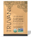 Truvani Vegan Pea Protein Promotion 124; Mogyoróvaj 124; 32,7g Szerves Növényalapú Protein 124; 1 Serving