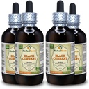 Fekete ribizli (Ribes nigrum) tinktúra, szárított levelek folyékony kivonat (márkanév: HerbalTerra, Proudly Made in USA) 4x4 fl.oz (4x120 ml)