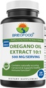 Brieofood Oregano Oil 10: 1 kivonat 500 mg per serving - Tartalmazza természetesen occuring Carvacrol - Egészséges immunfunkció - 180 Softgels
