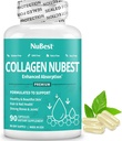 NuBest Collagen Super Collagen Peptides - Revitalisiert Haut, Haare & Nägel - Knochen & Gelenkstärke - Beauty Collagen Formel für Männer & Frauen - 1.500 mg pro Servieren | 90 Kapseln