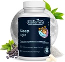 Melatonin Natural Sleep Aid, Theanine, 5- HTP, GABA, Mucuna pruriens, Phellodendron és Magnézium alváshoz és stresszhez, 90 kapszula 45 napos ellátás - 7 az 1 alvó segélyben