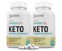 Indokolt laboratóriumok (2 csomag) Speedy Keto ACV tabletta 1275MG Alma almabor ecet keto támogatás keverék alternatív gumicukor 120 kapszula
