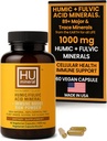Humic & Fulvic Acid Supplement Capsules - Organic Plant- Based Acid Fulvic Supplement with Fulvic- Humic Mineral Merend for Detox & Absorption 60 ct