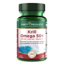 Tisztasági termékek Krill Omega 50 (Krill + Halolaj keverék 1000mg + Astaxantin 500µg + Foszfolipidek 200mg + D-vitamin 500 NE) - 60 Mini Softgels