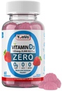 Jum- V - D3- vitamin Gummeusok Zéró Cukor Felnőttek és Gyerekek (125 µg - 60 gróf) - Cukormentes D-vitamin Gummeusok - Vegetáriánus Gummy Vitaminok Csontpótláshoz és Immune Health - Vit D3 Rágótabletta