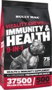 Bully Max Dog Chews & Multivitamin Treats für Welpen & Erwachsene Hunde - 75 Soft Chews, Hundezusätze & Vitamine für alle Rassen - Haut, Mantel, Gehirn, Herz, Verdauungsgesundheit, Immunität, Gelenkunterstützung