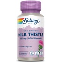 SOLARAY Milk Thistle Seed Extract 350 mg Garantált, hogy 80% Silymarin, Hagyományos májtámogatás, Vegan & Lab ellenőrzött minőség, 60 napos pénz- vissza garancia, 30 Servings, 30 VegCaps