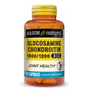 MASON NATURAL Glucosamin Chondroitin 1500 / 1200 C-vitaminnal, Támogatja a normál rugalmasság és mobilitás közös egészségét *, 280 kapszula, 3 hónapos ellátás
