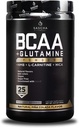 SASCHA FITNESS BCAA 4: 1 + Glutamin, HMB, L- karnitin, WHCA 124; erős és azonnali por keverék elágazó láncú aminosavakkal (BCAA) pre, intra és post-workout 124; Natural Piña Colada, 362.5g