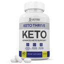 Keto Thrive Keto ACV Pills 1275MG Keto Support Blend Capsule Alternative to Keto ACV Gummees Formuled with Apple Cider Vinegar Extra Virgin Olive Oil Powder Green Tea Leaf 60 Capsules