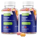 Viteey Glucose Gummees - 4 g szénhidrátok - Gyors hatású Alternatív glükóz tabletták - Energy and Blood Sugar Support - Vegan, Gluten Free, Zselatin Free - 120