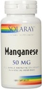 Solaray mangán kiegészítés, 50 mg, 100 gróf