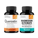 Sandhu 's Quercetin & Magnézium Glicinate Complex Capsule 124; Támogatja az Immunrendszeri, Izomegészségügyi és Minőségi Aludást