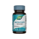 Nature 's Way Biotin Forte, Supports Healthy Hair, Skin & Nails *, 3000 mcg Biotin per Serving, cinkkel, C-vitaminnal, B- Vitaminokkal, 60 tablettával (Packaging May Vary)