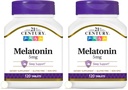21. Century Melatonin 5 mg tabletta, 120 gróf (2 db-os csomag)