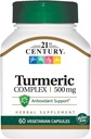 21. Century Turmeric Complex 500 mg - 60 Vegetáriánus kapszula, 4 darabos csomagolás