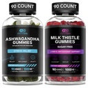 HATÉKONY NUTRA Ashwagandha Gumies & Milk Thistle Gumies